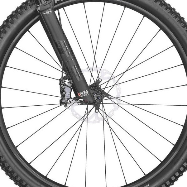 front hub på Scott Spark 910