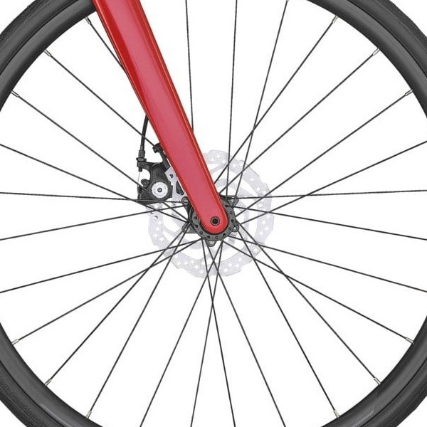 front hub på Scott Speedster 30