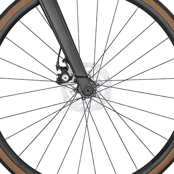 front hub på Scott Speedster 40