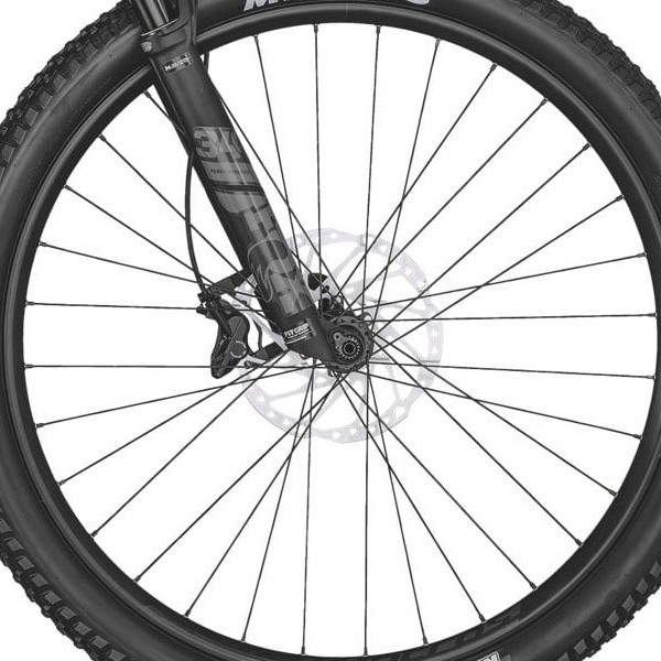 front hub på Scott Strike eRIDE 910