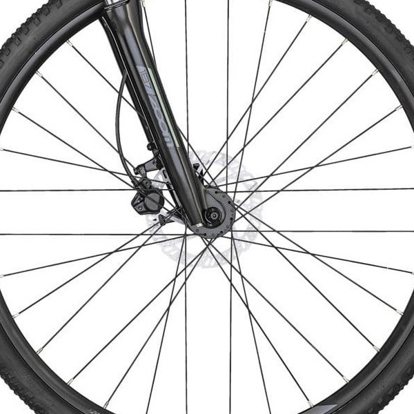 front hub på Scott Sub Cross 40