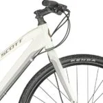 Styr med Shimano SL-M315-8 gearskifter på SCOTT Sub Cross 50