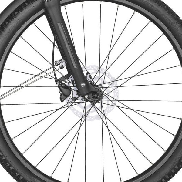 front hub på Scott Sub Cross eRIDE 20 EQ