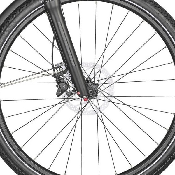 front hub på Scott Sub eRIDE EVO