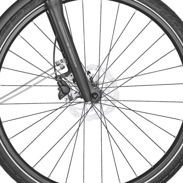 front hub på Scott Sub Sport eRIDE 10