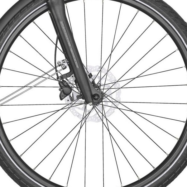 front hub på Scott Sub Sport eRIDE 10