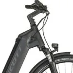 Styr med Shimano Deore 10 Speed gearskifter på SCOTT Sub Sport eRIDE 20 USX