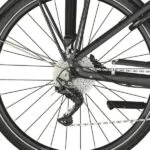 Bagnav med Shimano Deore 10 Speed bagskifter på SCOTT Sub Sport eRIDE 20 USX