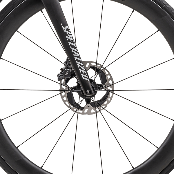 front hub på Specialized S-Works Tarmac SL7