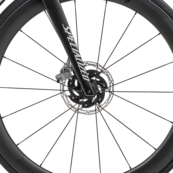 front hub på Specialized S-Works Tarmac SL7
