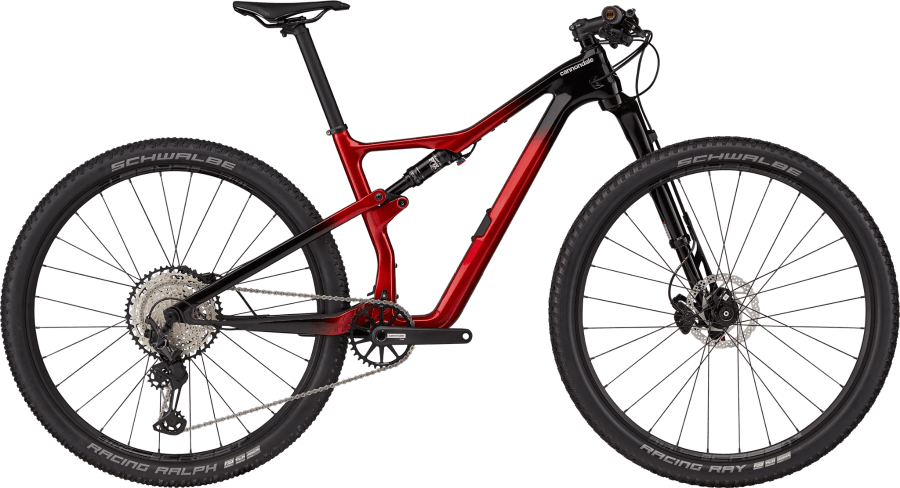 Cannondale Scalpel Carbon 3 - sort/rød