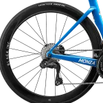 Bagnav 12 x 100mm thru-axle på Factor MONZA Ultegra Di2