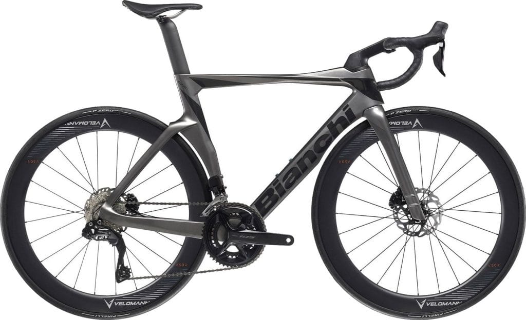 Bianchi Oltre Comp 105 Di2 24g - Sort