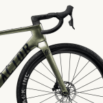 Styr Black Inc Integrated Aero Barstem Reach 80mm på Factor OSTRO GRAVEL SRAM RED