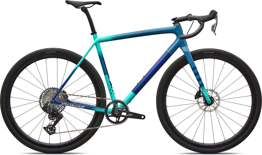 Specialized Crux Expert - SRAM Rival XPLR AXS  2026 - Grey Blue/Lagoon Blue