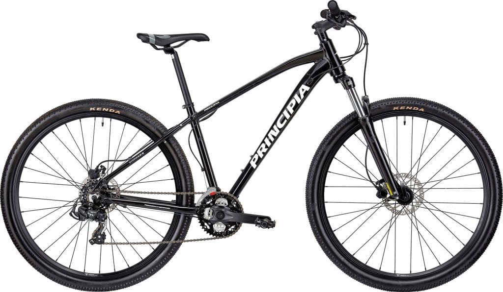 Principia MTB A2.7 27,5" Tourney 3x7sp Susp. 2026 - Sort m. Hvid