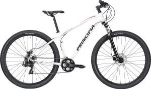 Principia MTB A2.9 29" Tourney 3x7sp Susp. 2026 – Hvid m. Sort