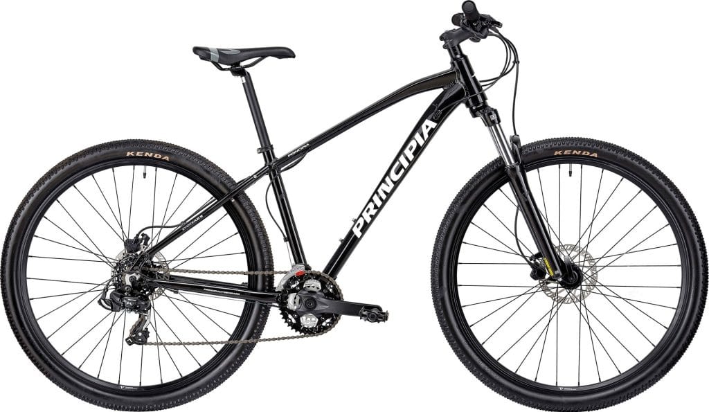 Principia MTB A2.9 29" Tourney 3x7sp Susp. 2026 - Sort m. Hvid