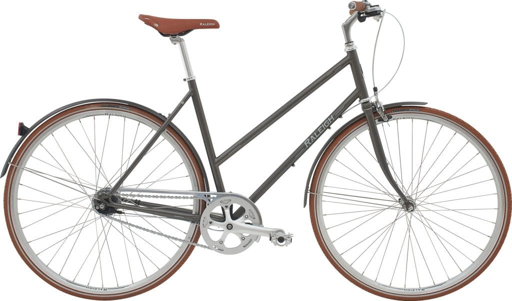 Raleigh Kent Dame 7g 2026 - Mat Grå Brun