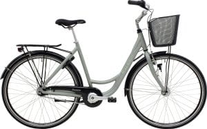 Raleigh Shopping Society Dame 7g 2026 – Mat Sølv Grøn