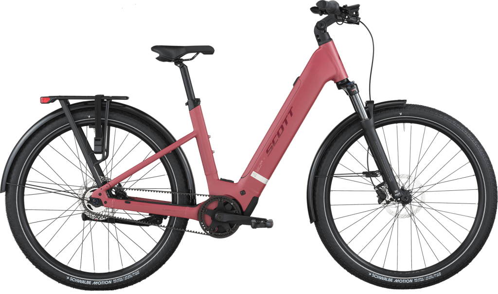 Scott Sub Tour eRIDE 10 Wave 2026 - Magenta Red