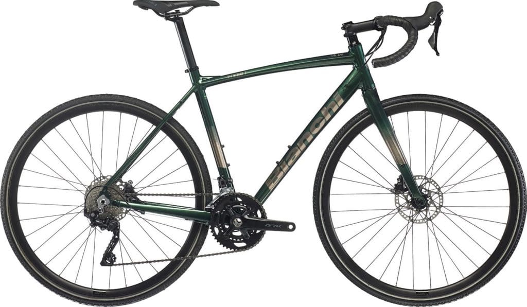 Bianchi Via Nirone 7 All Road GRX 400 20g 2023 - Grøn (Udstillingsmodel)
