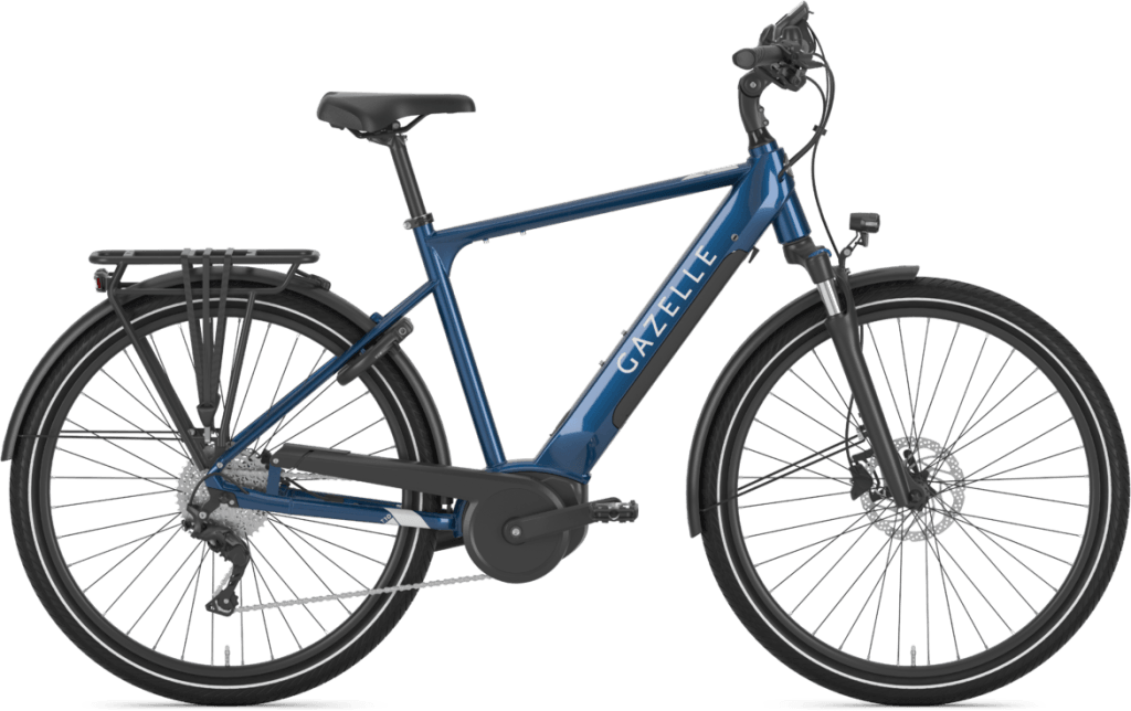 Gazelle MEDEO T10 HMB 500wh Herre 2022 - Blå (Udstillingsmodel)