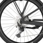 Bagnav med Shimano Deore bagskifter på Bergamont E-Revox Tour 20
