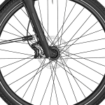 front hub på Bergamont Horizon Plus N8 FH