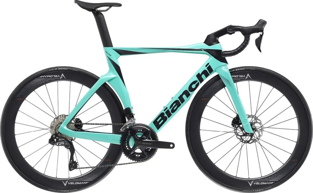 Bianchi Oltre Comp 105 Di2 24sp - Turkis
