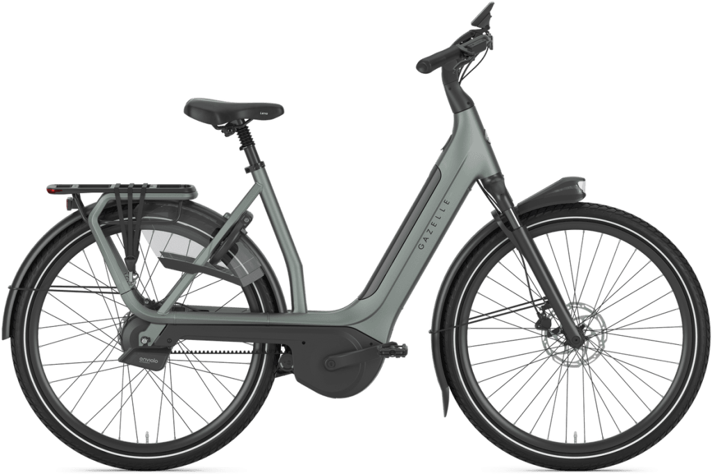 Gazelle Avignon C380+ Dame 2026 - Twilight Green Mat