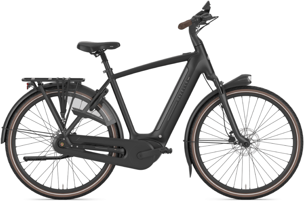 Gazelle Grenoble C8+ Herre 2026 - Black Mat