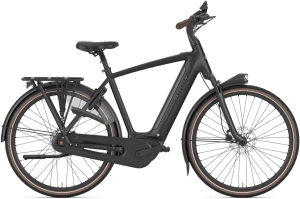 Gazelle Grenoble C8+ Herre 2026 – Black Mat