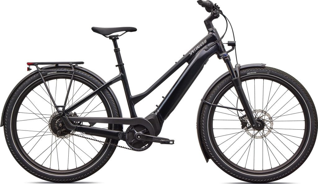 Specialized Turbo Vado 4.0 IGH Step-Through 2026 - Gloss CastBlack / Satin Silver Reflective