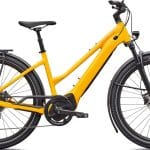 Specialized Turbo Vado 4.0 Step-Through 2026 - Gloss California Sunshine / Green Zest