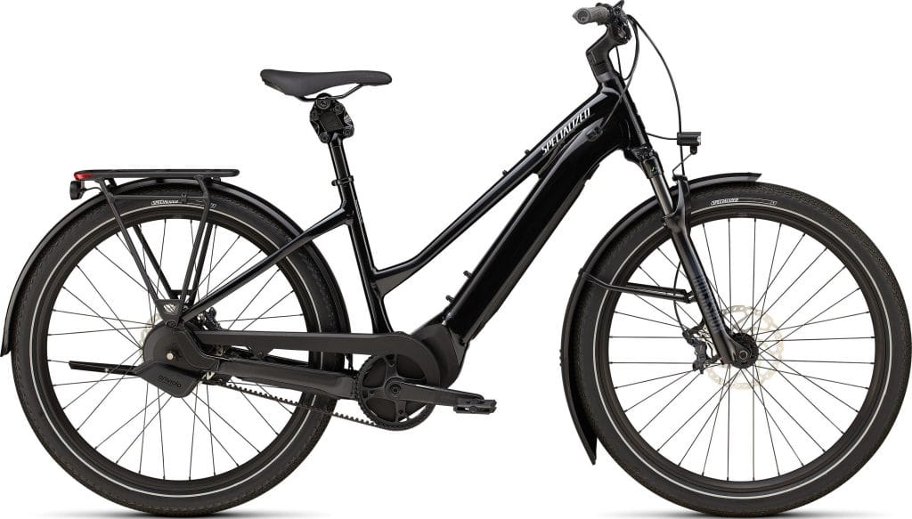 Specialized Turbo Vado 5.0 IGH Step-Through 2026 - Gloss CastBlack / Satin Silver Reflective