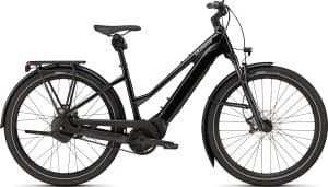 Specialized Turbo Vado 5.0 IGH Step-Through 2026 – Gloss CastBlack / Satin Silver Reflective