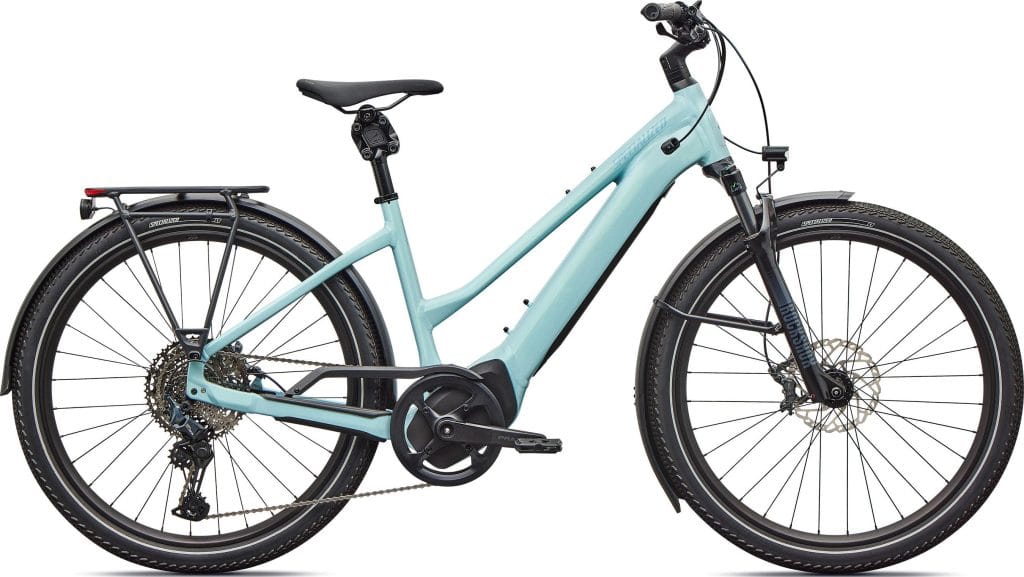 Specialized Turbo Vado 5.0 Step-Through 2026 - Gloss Seafoam / Lapis Pearl / Glacial Metallic