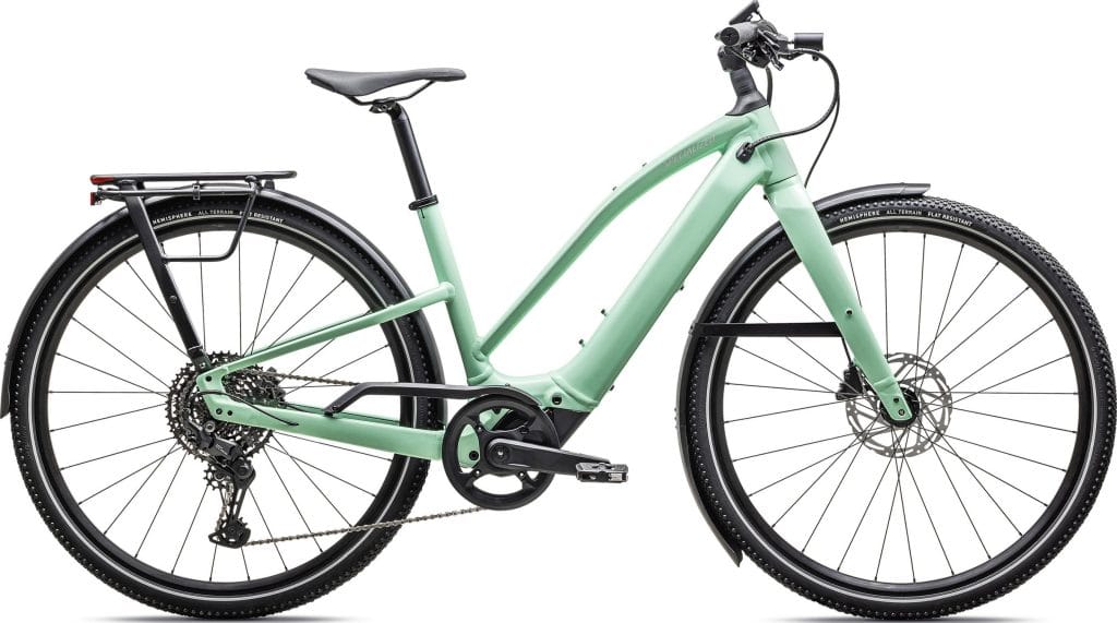 Specialized Turbo Vado SL 2 4.0 Step-Through 2026 - Gloss Oasis / Dune White Frost