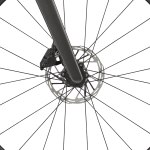 front hub på Cannondale SuperSix EVO 4