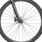 front hub på Scott Sub Cross 25