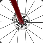front hub på Specialized S-Works Tarmac SL9 SRAM RED AXS