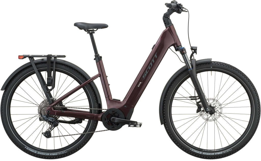 Scott Axis 10 Wave 2027 - Aubergine Red
