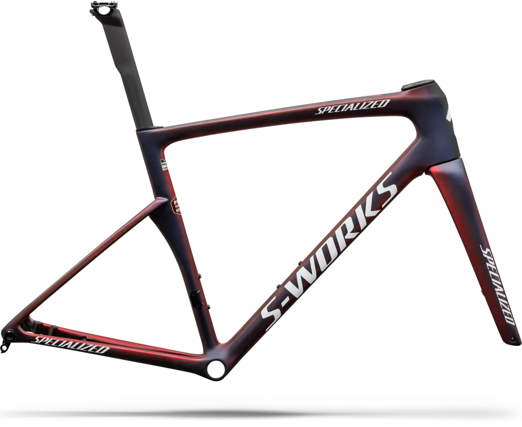 Specialized S-Works Tarmac SL9 Team Replica Frameset FDJ United - SUEZ 2027 - Gloss Red Tint