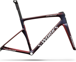 Specialized S-Works Tarmac SL9 Team Replica Frameset FDJ United – SUEZ 2027 – Gloss Red Tint