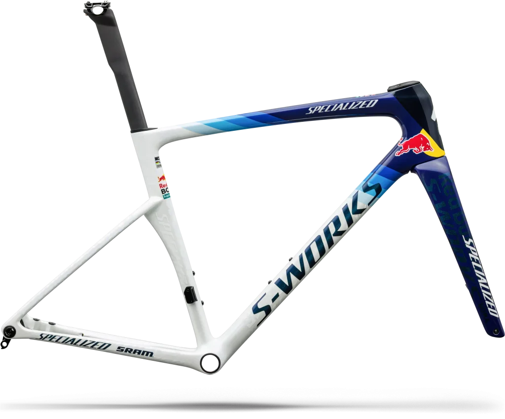 Specialized S-Works Tarmac SL9 Team Replica Frameset Red Bull - BORA - hansgrohe 2027 - Gloss Metallic White Silver
