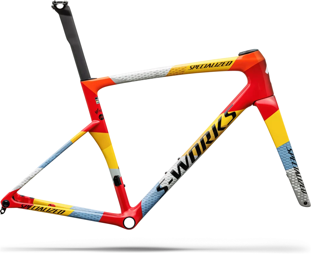 Specialized S-Works Tarmac SL9 Team Replica Frameset SD Worx - Protime 2027 - Gloss Vivid Red