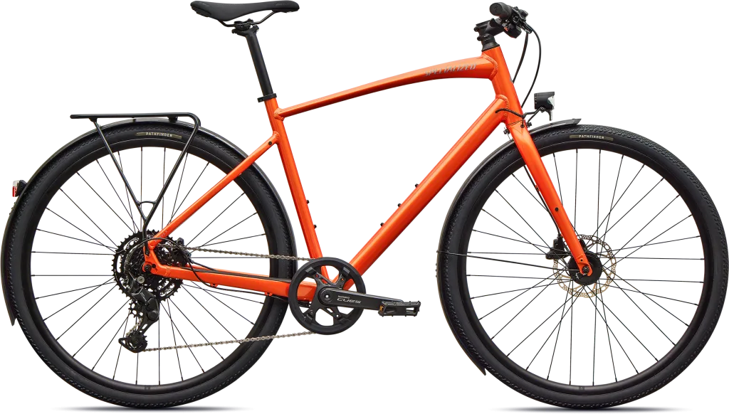 Specialized Sirrus X 2.0 EQ 2027 - Gloss Tangerine / Shadow Silver