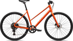 Specialized Sirrus X 2.0 Step-Through 2027 – Gloss Tangerine / Shadow Silver