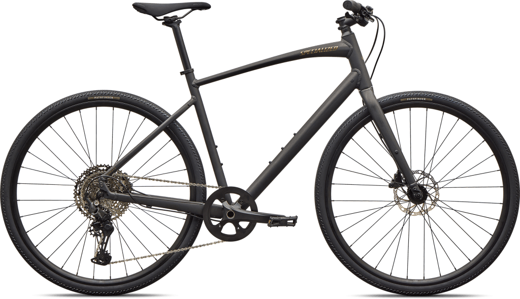 Specialized Sirrus X 3.0 2027 - Satin Metallic Obsidian / Burnt Gold Metallic
